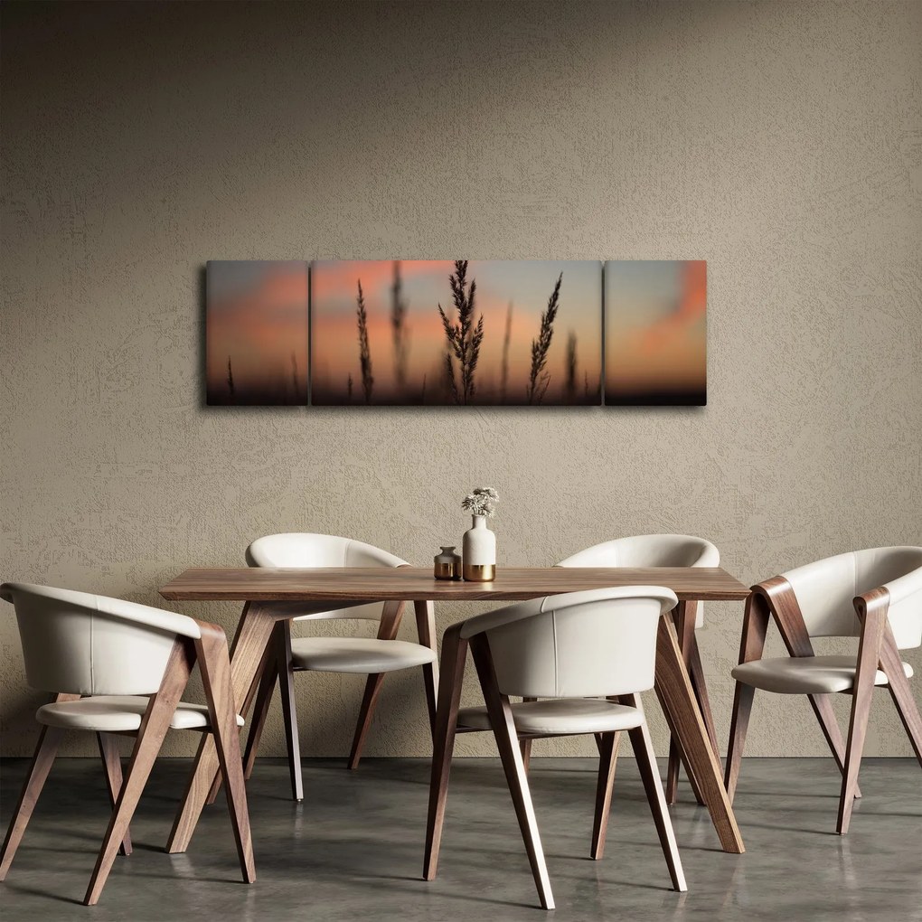 Obraz - Sylwetka rośliny (170x50 cm)