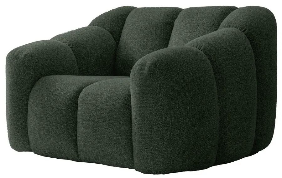 Ciemnozielony fotel Shell – Miuform