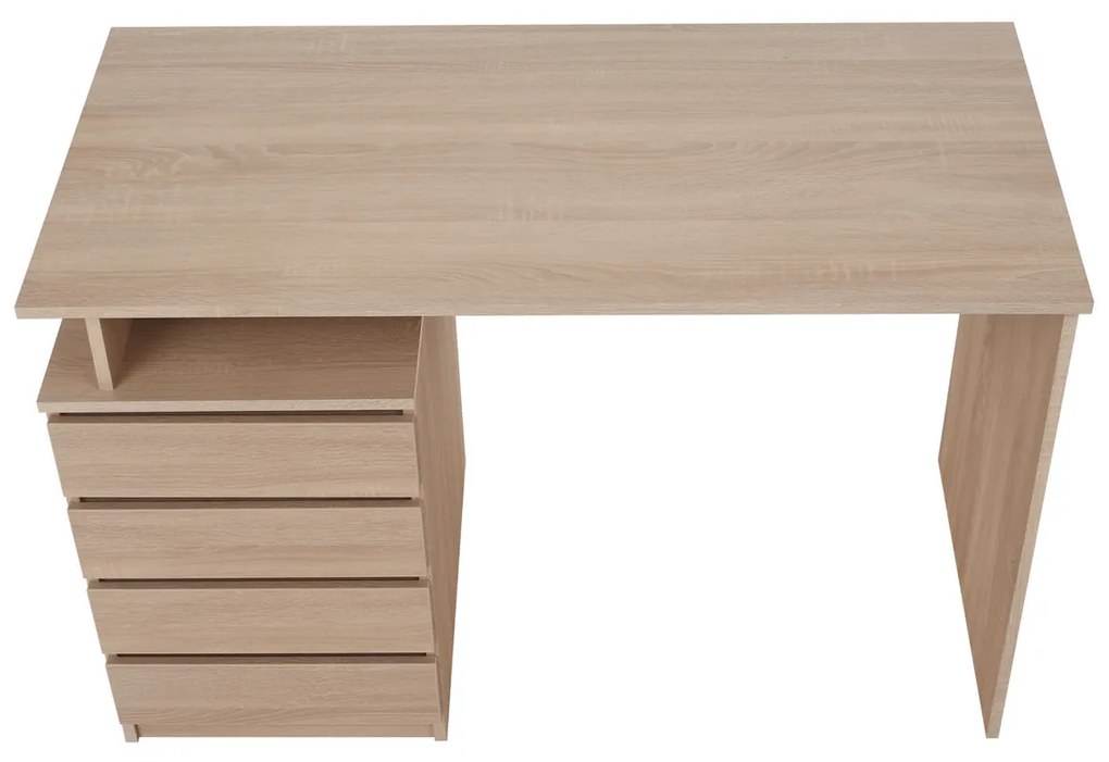 Biurko HANY NEW, dąb sonoma