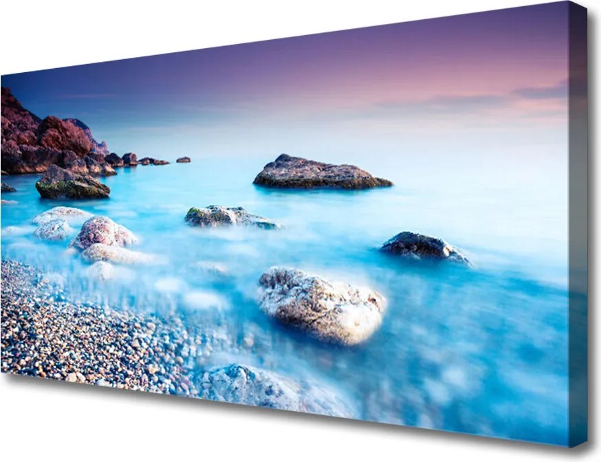 Obraz na płótnie Spokój Nadmorskich Kamieni