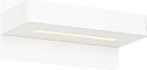 Nowoczesna lampa ścienna biała z LED, z USB i przełącznikiem - Ted