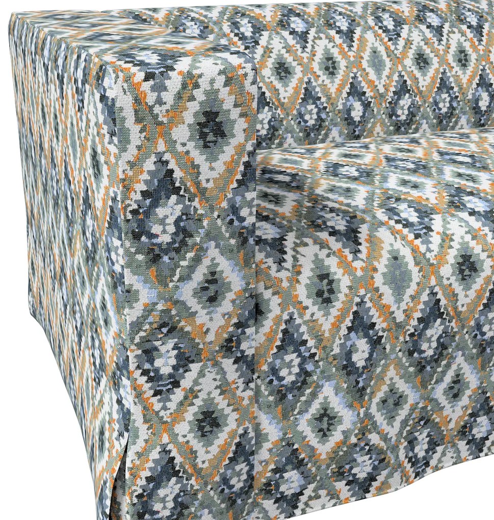 Pokrowiec na sofę Klippan 2-osobową długi z kontrafałdami