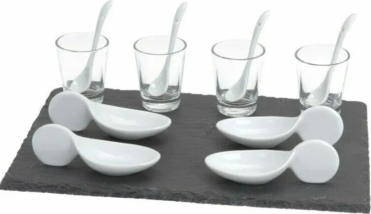 EH Zestaw do serwowania przekąsek 13 szt., square