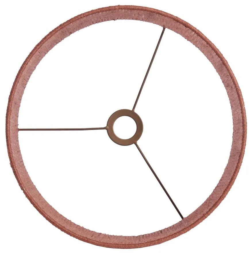 Czerwony abażur ø 40 cm Tossa – Light &amp; Living