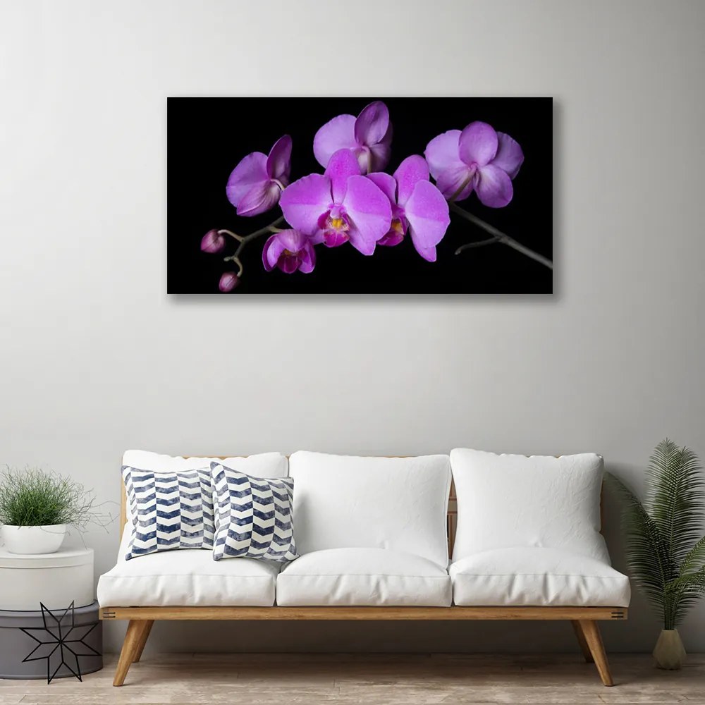 Obraz canvas na ścianę Stylowa Orchidea na Ścianę