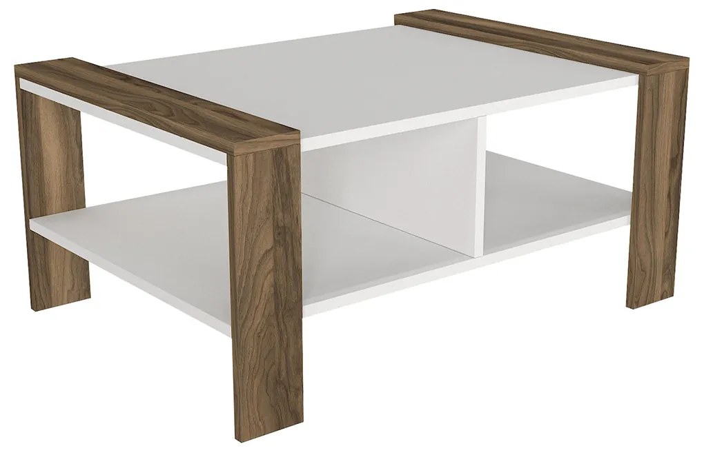Stolik konferencyjny Erica White Walnut
