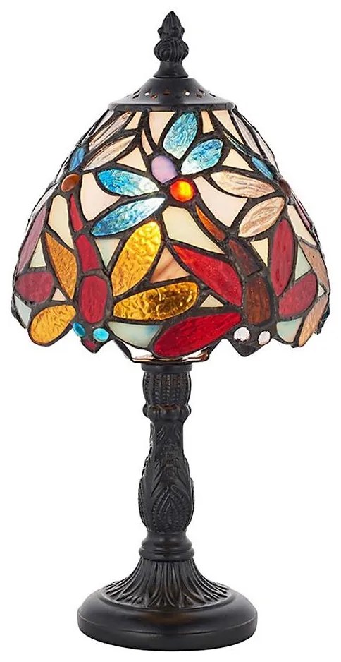 Endon 64246 - Lampa stołowa Tiffany LORETTE 1xE14/40W/230V śr. 15 cm