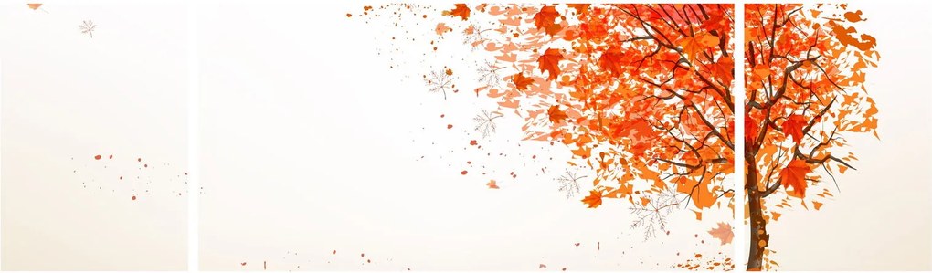 Obraz - Drzewo na wietrze (170x50 cm)