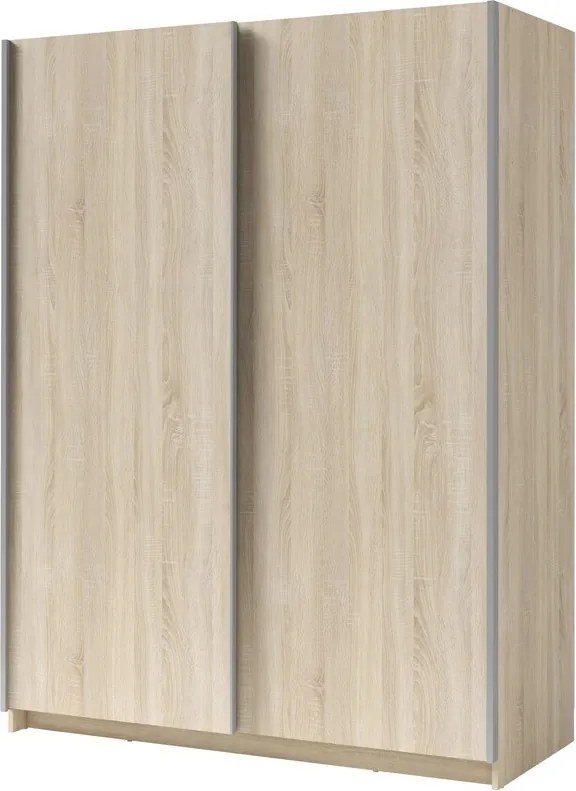 Szafa Przesuwna ELRON 180,6 cm Szafa Dwudrzwiowa, Dąb sonoma