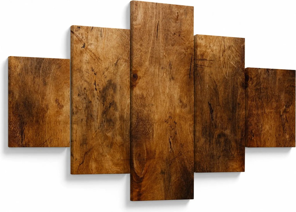 Obraz - Detal drewna (125x70 cm)