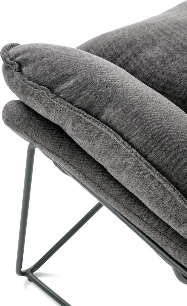 Fotel wypoczynkowy z grubym siedziskiem Volker