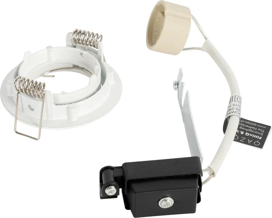 Zestaw 6 białych opraw LED GU10 35 mm - Edu