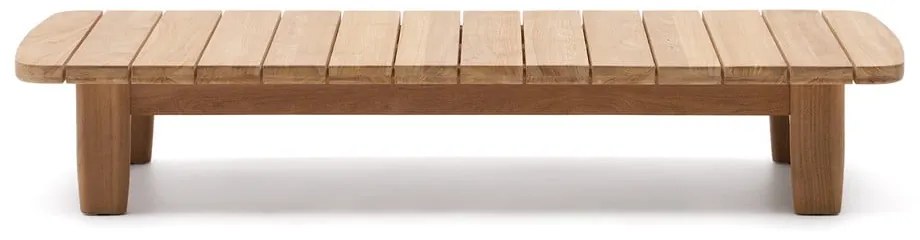 Stolik ogrodowy z litego drewna tekowego 70x140 cm Tirant – Kave Home