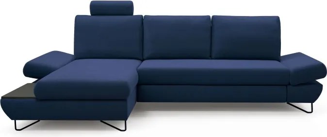 Narożnik LOFT z funkcją spania Regulowane zagłówki i podłokietniki Lewa strona Monolith 77