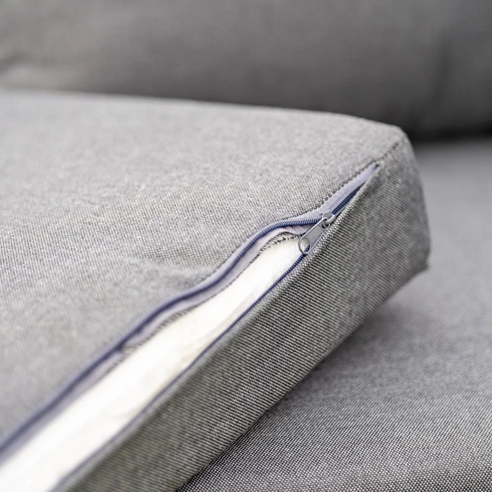 Zestaw Mebli Ogrodowych DUISBURG Sofa Fotel Stolik ANTRACYT / BRĄZOWY