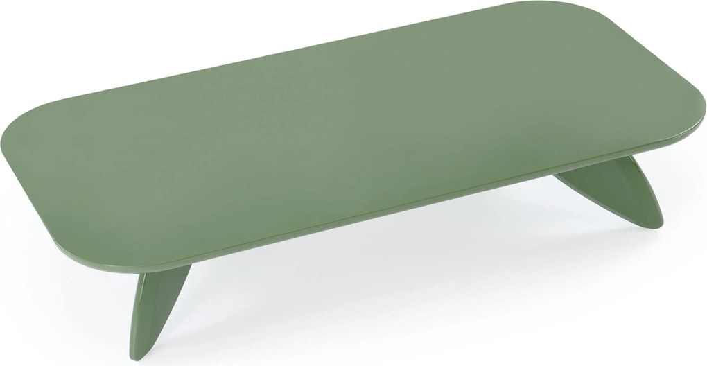 Stolik kawowy prostokątny Lumis 120 cm - zielony