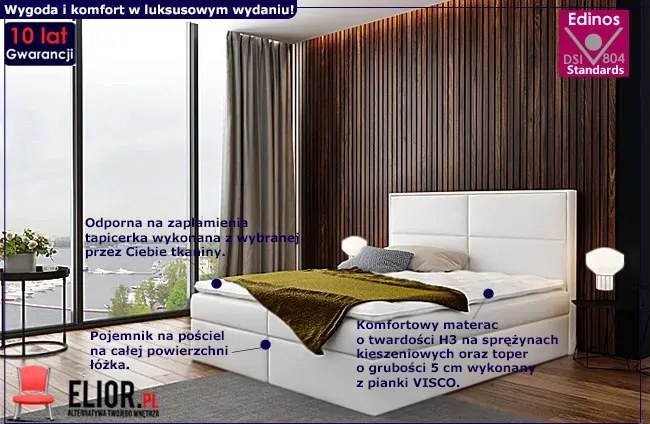 Łóżko kontynentalne 120x200 S7-Z28