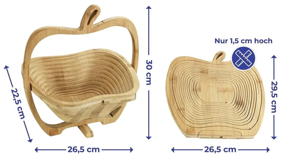Bambusowy koszyk na owoce – Maximex