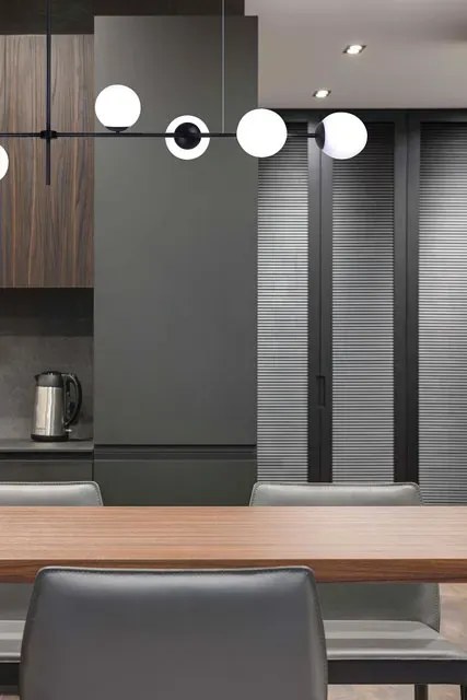 Duża nowoczesna lampa wisząca nad stół - 4X S868 N6-F75