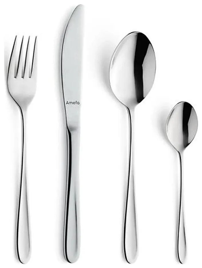 Zestaw sztućców MONACO ze stali nierdzewnej, 24-częściowy