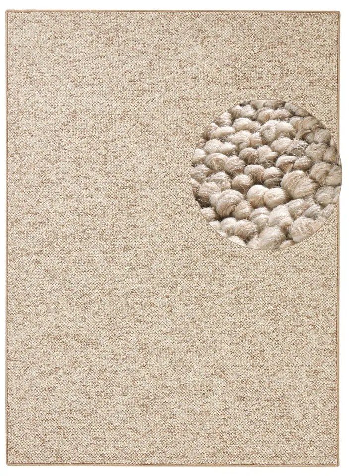 Jasnobrązowy dywan 60x90 cm Wolly – BT Carpet