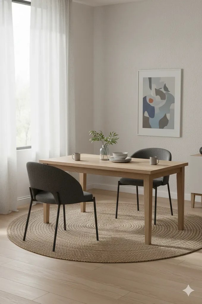 Szare tapicerowane krzesło kubełkowe F5-R38