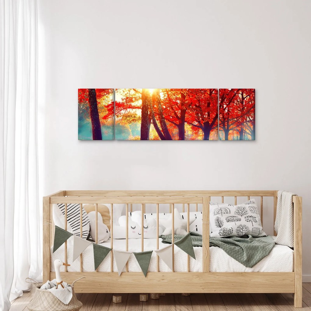Obraz- Jesienny krajobraz (170x50 cm)