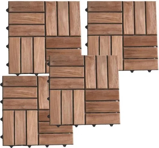 11 paneli podłogowych 1 m² na taras 30x30x2 cm