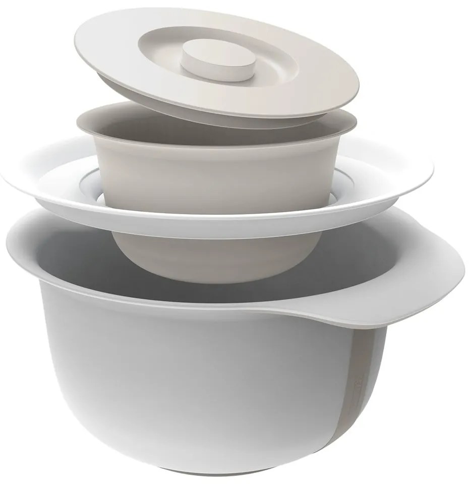 Białe misy zestaw 2 szt. ø 26 cm Fresh Baking – Rotho