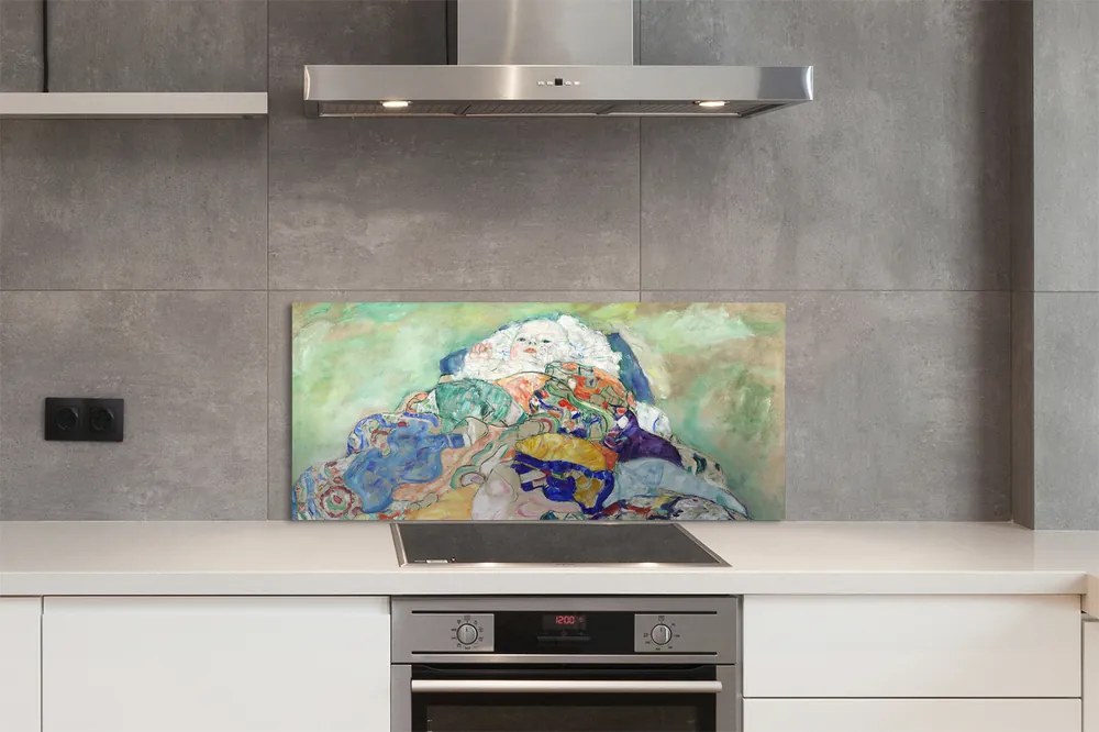 Szklany Panel Kołyska - Gustav Klimt