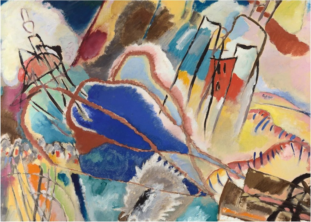 Obraz - Vasily Kandinsky, Improvisation No. 30 (Cannons), reprodukcje (70x50 cm)