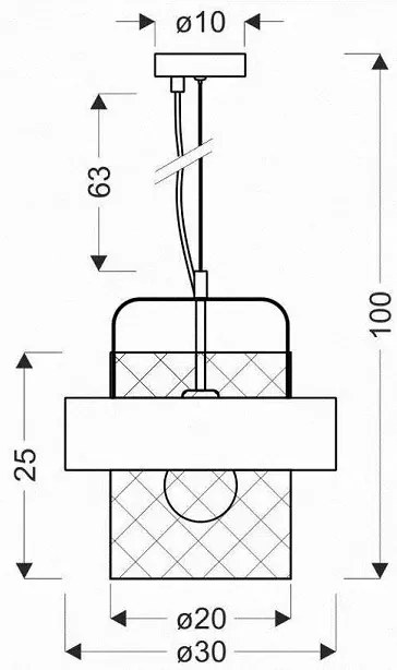 Loftowa lampa wisząca ze srebrną opaską wokół klosza - V147 A8-H55