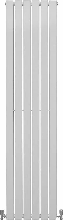 Grzejniki panelowe designerskie, połyskujące, białe, 1800 mm x 420 mm