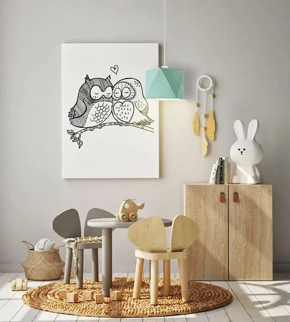 Nowoczesna lampa wisząca na złotym stelażu - M8-D53