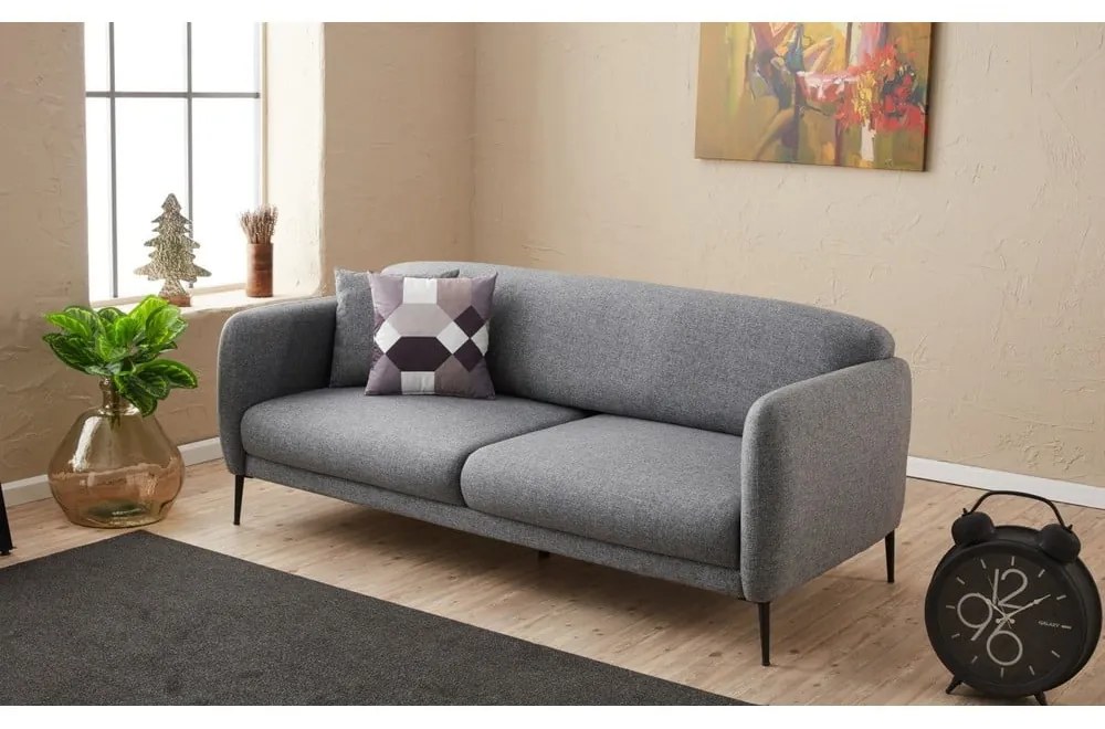 Szara sofa 210 cm Venus – Artie