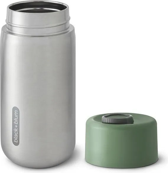 Kubek termiczny ze stali nierdzewnej w kolorze srebra 340 ml – Black + Blum