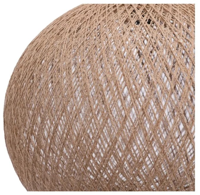 Beżowa lampa wisząca z kloszem z juty ø 38 cm – Opviq lights
