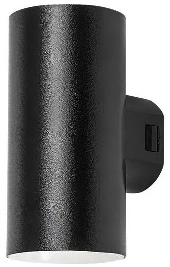 Rabalux 77155 zewnętrzna oprawa ścienna LED Urfa,18W, IP65, czarna, 16 cm