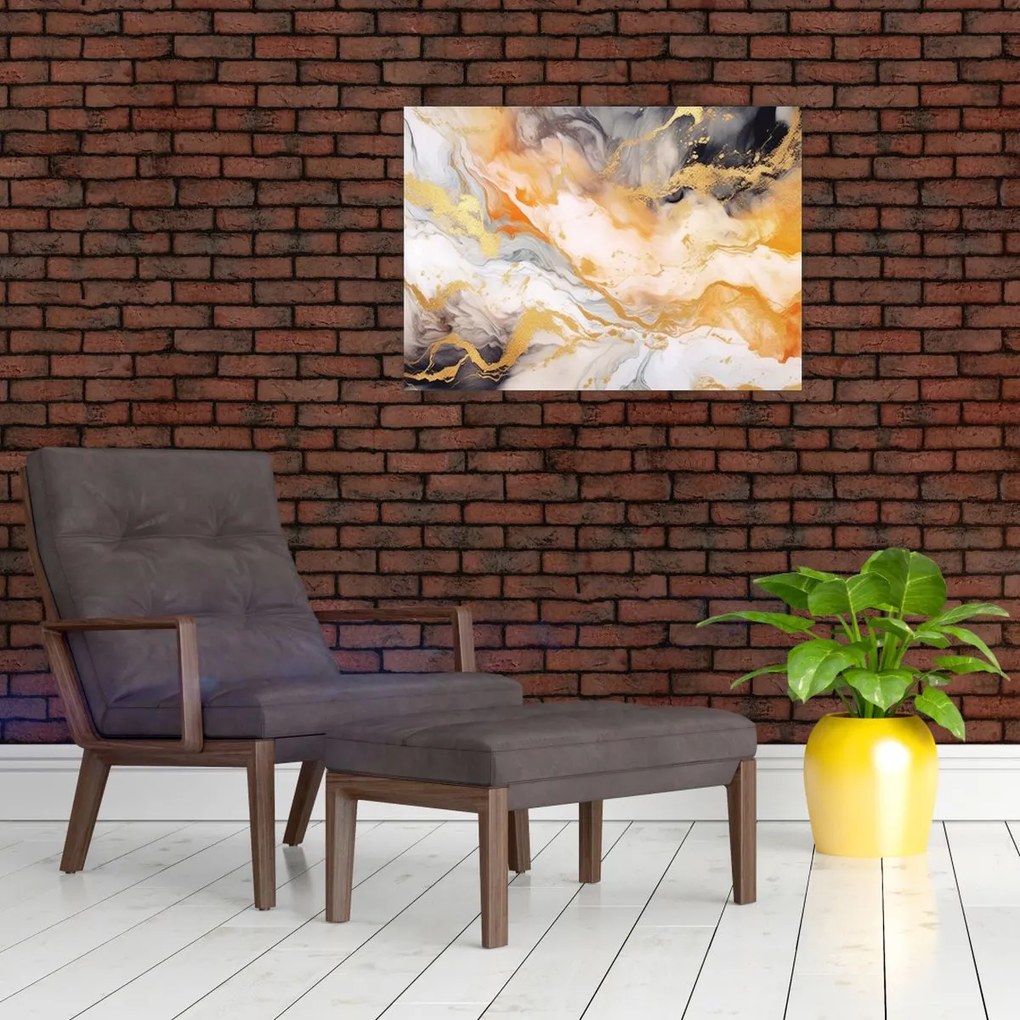 Obraz na szkle - Marmurkowe tło (70x50 cm)