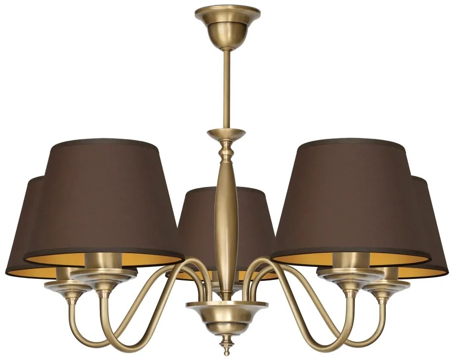 Mosiężna lampa 5-punktowa F-S5m