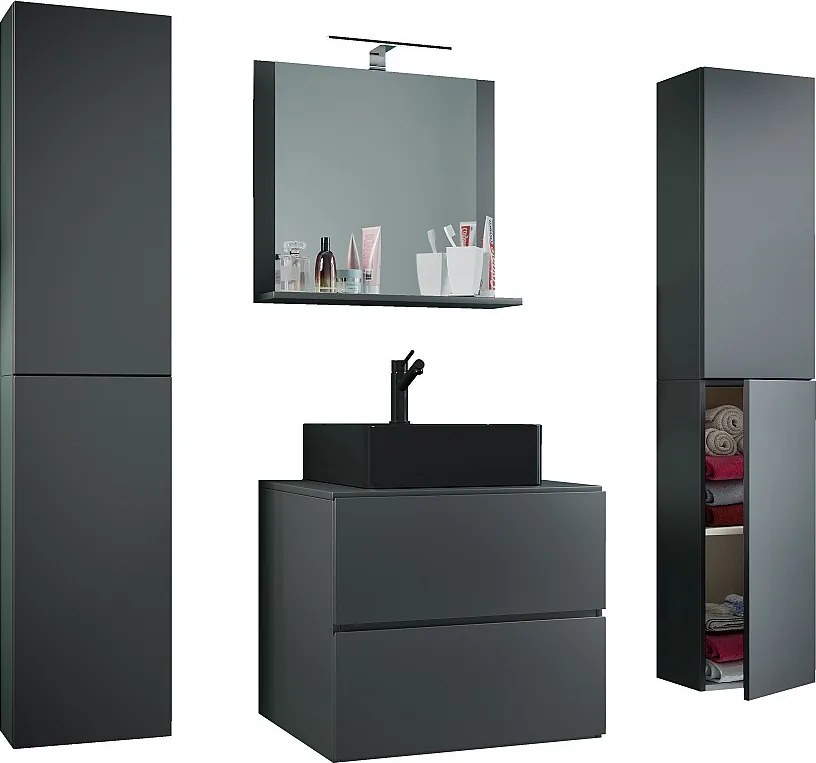 5-częściowa umywalka łazienkowa 60 cmLendas XL