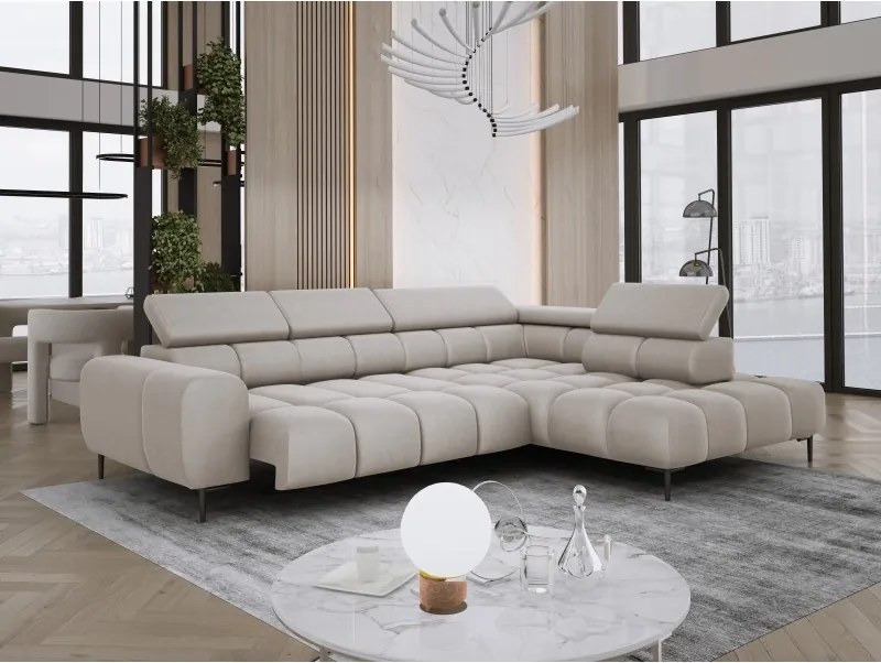 Narożnik PLAZA L z elektryczną regulacją siedziska WERSAL