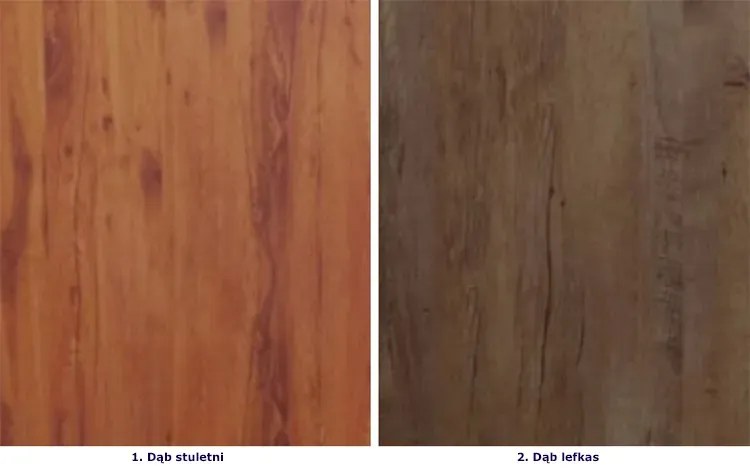 Podwójne łóżko 160x200 dąb stuletni L7-N28