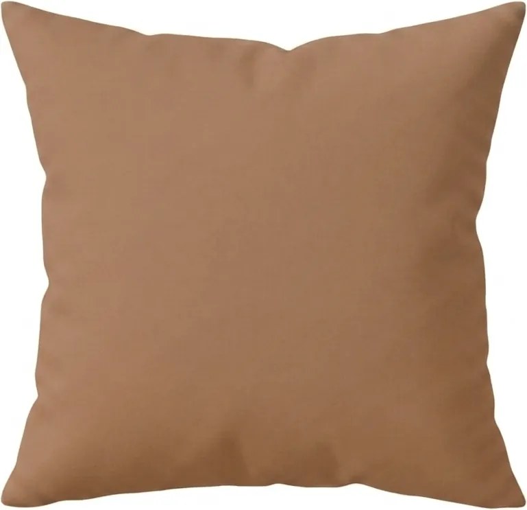 Poszewka na poduszkę z mikrofibry MICROVELLE 45x45 cm, beżowo-brązowy