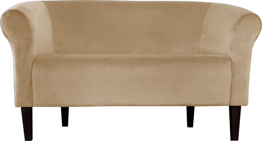 Sofa Milo tkanina Welur : Kolor nogi - Venge, Kolor tkaniny - VELVET - MG06, Typ tkaniny - Velvet, Wysokość nogi - 20 cm