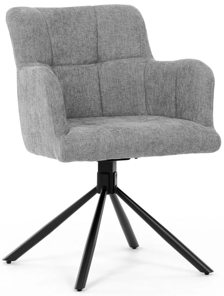 Zestaw krzeseł obiadowych z mechanizmem powrotnymDCH-T1122 GREY2, 2 szt.