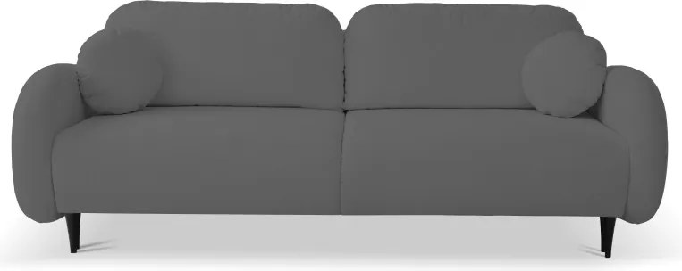 Sofa SOFT z funkcja spania i pojemnikiem CIEMNY SZARY RUN AGAIN 90