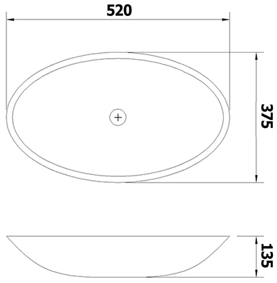 Szklana umywalka 52x37,5 cm Pure – Sapho