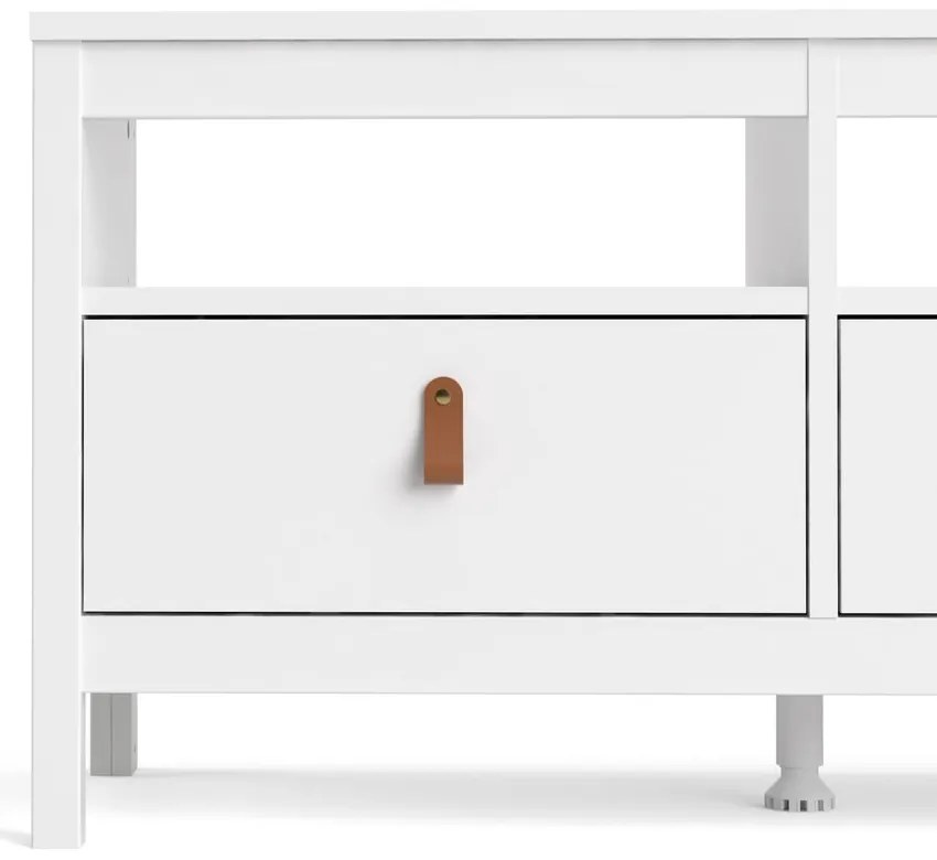 Biała szafka pod TV 151x54 cm Madrid – Tvilum