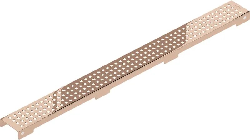 Mexen Flat M08 maskownica do odpływu liniowego 50 cm, różowe złoto - 1625050